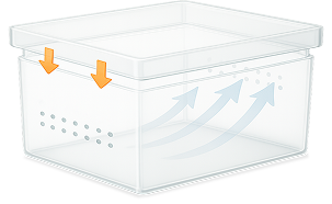 Terrarium ventilation diagram