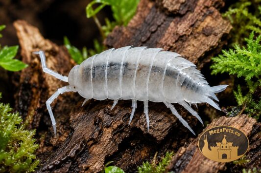 Porcellionides pruinosus White – białe prosionki do terrarium bioaktywnego, naturalna ekipa sprzątająca