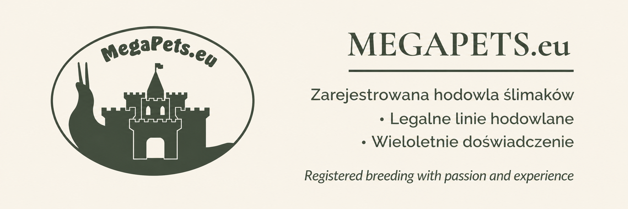 MegaPets.eu — zarejestrowana hodowla egzotycznych ślimaków Achatina, Archachatina i Lissachatina
