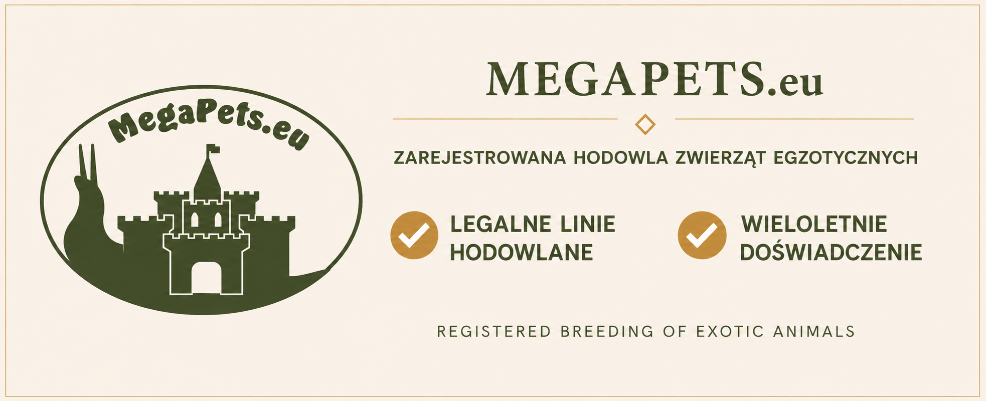 MegaPets.eu — profesjonalna hodowla egzotycznych zwierząt