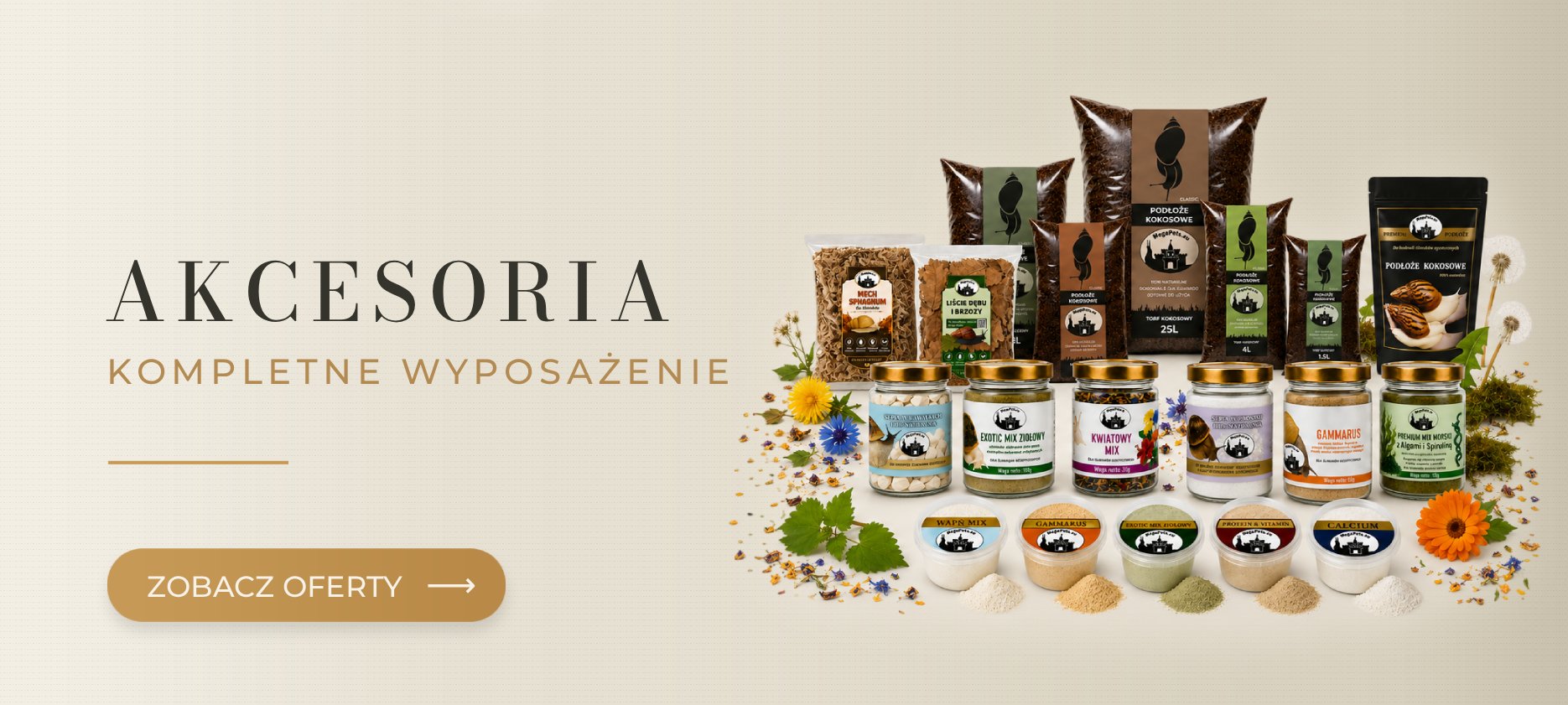 Akcesoria terrarystyczne MegaPets
