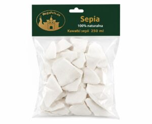 Sepia 100% naturalna Kość mątwy • Kawałki 250 ml